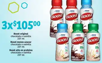 Soriana Híper Boost Original 237ml/Boost Menos Azucar 237ml/Boost Alto en Proteina 237ml oferta