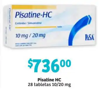 Pisatine HC 28 Tabletas 10/20mg