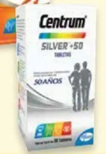 Farmacias Benavides Centrum Silver+50 c/30 tabs. oferta