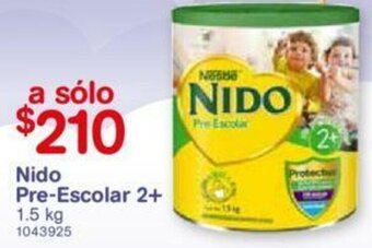 Farmacias Benavides Nido Pre-Escolar 2+ 1.5kg oferta