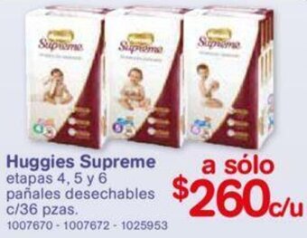 Farmacias Benavides Huggies Supreme oferta