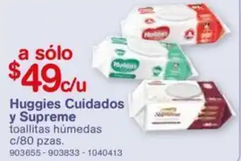 Farmacias Benavides Huggies Cuidados y Sypreme oferta