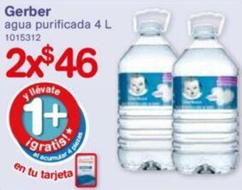Farmacias Benavides Gerber Agua Purificada 4L oferta