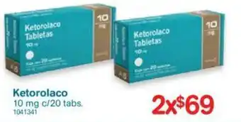 Ketorolaco 20x10mg