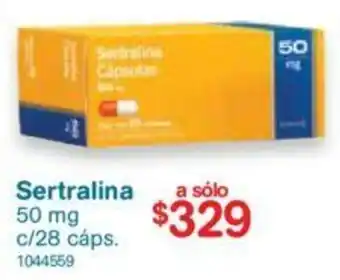 Farmacias Benavides Sertralina 28x50mg oferta