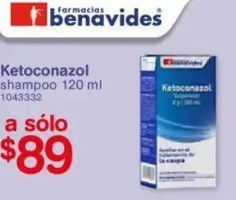 Farmacias Benavides Ketoconazol Shampoo 120ml oferta