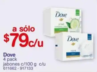 Dove 4 Pack 100g