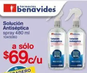 Farmacias Benavides Solución Antiséptica 480ml oferta