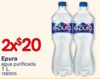 Farmacias Benavides Epura Agua Purificada1L oferta