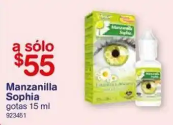 Farmacias Benavides Manzanilla Sophia Gotas 15ml oferta