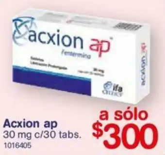 Farmacias Benavides Acxion ap 30x30mg oferta
