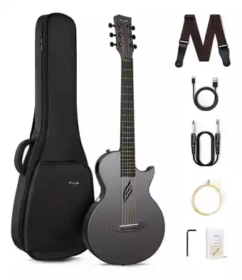 Mercado Libre Guitarra Eléctrica Acústica Enya Nova Go Sp1 Fibra De Carbo oferta