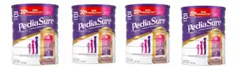 4 Pack Pediasure Vainilla En Polvo Lata1600 G