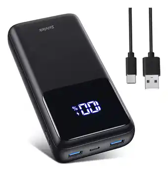 Mercado Libre Power Bank 26800mah Saiviek S2023 Batería Externa 22.5w Carga Super Rápida Compatible Para Android,iPhone,cargador Portátil P oferta