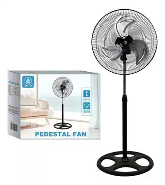 Mercado Libre Ventilador De Pedestal Con 3 Aspas Potencia Hogar Oficina oferta