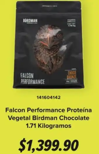 GNC Falcon Performance Proteína Vegetal Birdman Chocolate 1.71 Kilogramos oferta