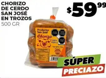 Merco CHORIZO DE CERDO SAN JOSÉ EN TROZOS 500GR oferta