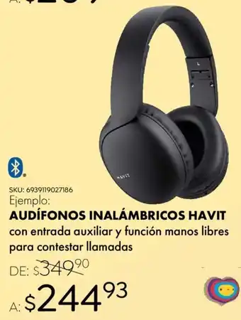 Woolworth AUDIFONOS INALÁMBRICOS HAVIT oferta