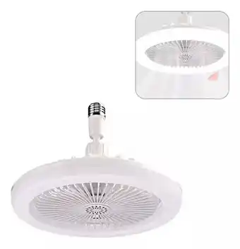 Mercado Libre Ventilador De Techo Led Luz Inteligente Mudo Abanico Techo Color de las aspas Blanco oferta