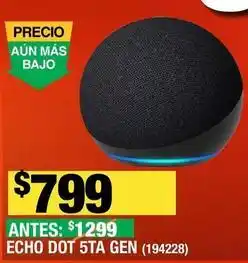 The Home Depot Echo dot 5ta gen oferta