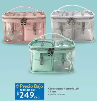 Cosmetiquera Cosmetic Lab 3 pzas