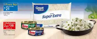 Walmart Arroz Super Extra Great Value  900g oferta