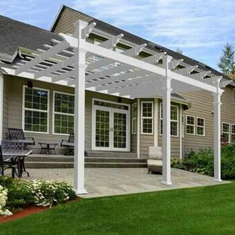 Costco Vita pérgola de vinilo de 3.6 m x 4.8 m oferta