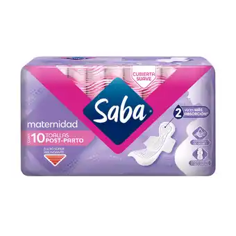Farmacia San Pablo Saba Maternidad Toallas Post-Parto para Flujo Súper Abundante oferta