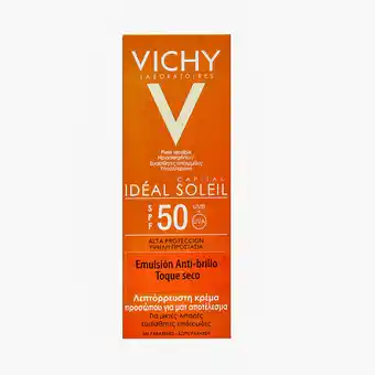 Farmacias YZA Vichi Ideal Soleil Toque Seco Fps 50 50 Ml oferta