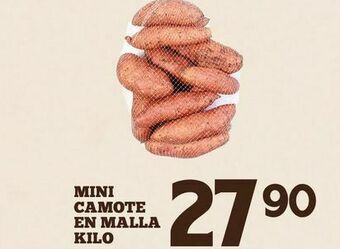 Alsuper Mini camote en malla kg oferta