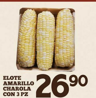 Alsuper Elote mybrand charola 3 pz oferta