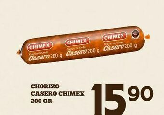 Alsuper Chorizo casero chimex 200 gr oferta