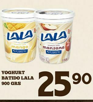 Alsuper Yogurt batido lala 900 gr oferta