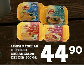 Alsuper Linea regular de pollo empanizado del dia oferta