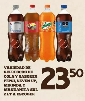 Alsuper Refrescos pepsi 2 litros oferta
