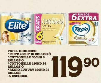Alsuper Papel higiénico a escoger oferta