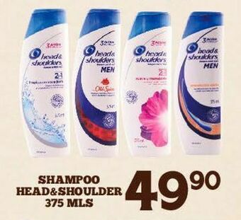 Alsuper Shampoo anticaspa head & shoulders oferta
