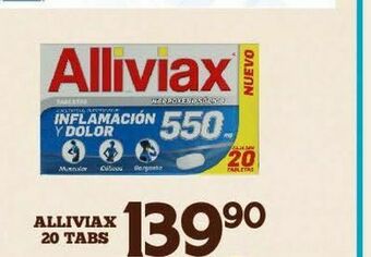 Medicamentos aliiviax 550 20 tabletas