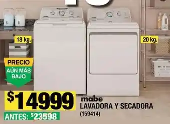 The Home Depot Mabe - lavadora y secadora oferta