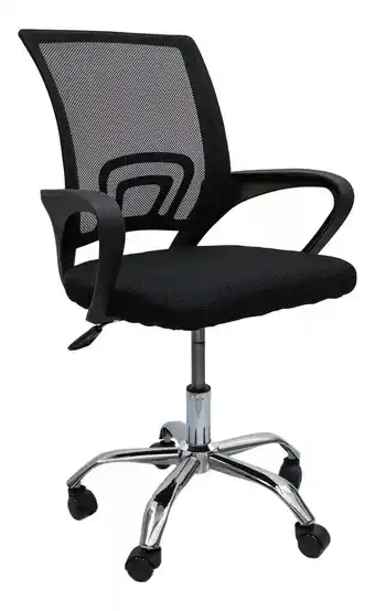 Mercado Libre Silla Ejecutiva Oficina Ergonomica Escritorio Reclinable Color Negro Material del tapizado malla transpirable oferta