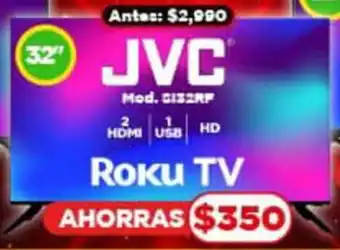 Bodega Aurrerá JVC Roku TV 32" oferta