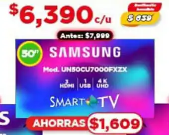 Bodega Aurrerá SAMSUNG SMART TV 50" oferta