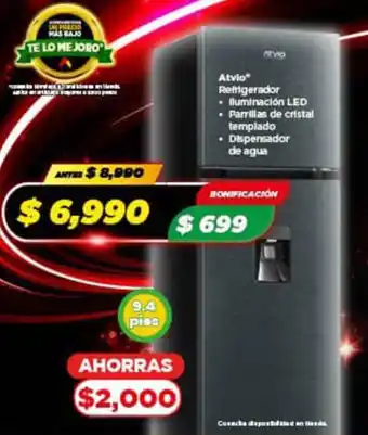 Bodega Aurrerá Atvio Refrigerador oferta
