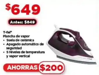 T-fal Plancha de vapor