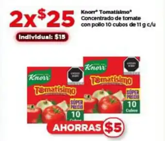 Bodega Aurrerá Knorr Tomatisimo oferta