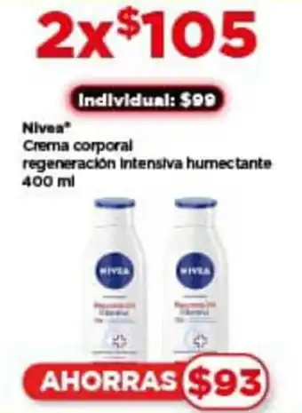 Bodega Aurrerá Nivea Crema corporal 400ml oferta