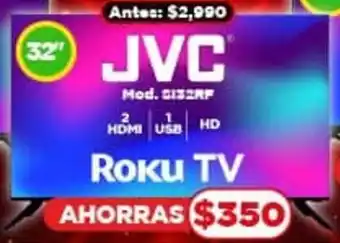 Bodega Aurrerá JVC Roku TV 32" oferta