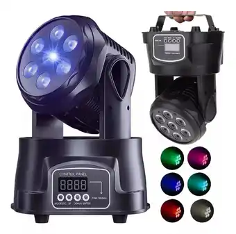 Mercado Libre Efectos Luz Led Rgbw 150w Cabezal Movible Láser Dj Luces Dmx oferta