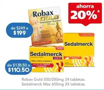 Farmacia San Pablo Robax Gold 500/200mg 24 tabletas oferta