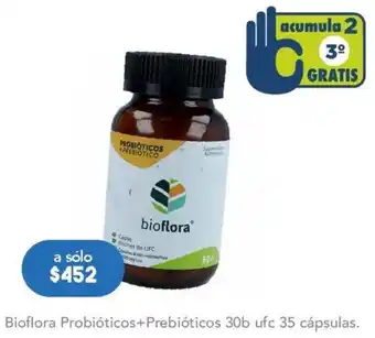 Farmacia San Pablo Bioflora Probióticos+Prebióticos 30b ufc 35 cápsulas. oferta